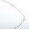 Collier COLLIER A CHAINE OR GRIS 8 DIAMANTS 58 Facettes