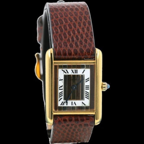 Montre Cartier Montre Tank Vermeil 58 Facettes MT41146