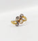 Bague 52 Bague toi et moi antique or 18k diamant taille rose et perle (circa 1900) art nouveau 58 Facettes A05423