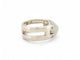 Bague 54 vintage bague HERMES medor pierre de lune & 4 diamants t54 en argent 58 Facettes 269493