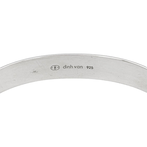 Bracelet Dinh Van  Bracelet Jonc Serrure Argent 58 Facettes 4744180CN