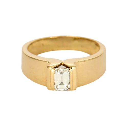 Bague 56 Bague solitaire or jaune et diamant 58 Facettes 23/266A
