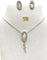 Boucles d'oreilles Parure collier et boucles d’oreilles or blanc et diamants 58 Facettes
