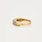 Bague 54 Alliance or jaune et blanc brillants 58 Facettes 2274456