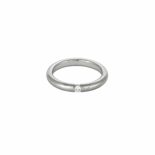 Bague 54 Bague or blanc et diamant 58 Facettes GAP1529