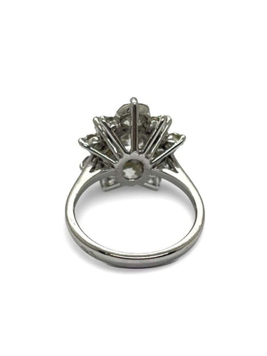 Bague 49 Bague ancienne or et diamants 3,30 ct 58 Facettes 00035401
