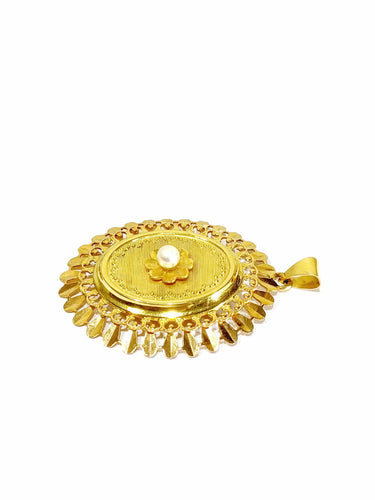 Pendentif Pendentif 2 ors et perle 58 Facettes