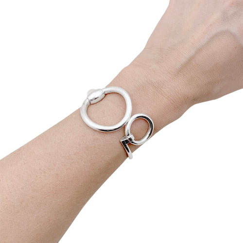 Bracelet Bracelet Hermès, argent. 58 Facettes 34896