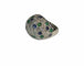 Bague 50 Bague dôme pavée de diamants , saphirs et émeraudes 58 Facettes