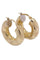 Boucles d'oreilles CRÉOLES MODERNES 58 Facettes 084071