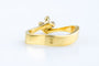 Bague Bague solitaire diamant en or jaune 58 Facettes BG-31200193-107