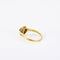 Bague 53 Bague marguerite ancienne rubis diamants en or jaune 58 Facettes