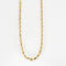 Collier Chaine Grains de café bicolore en or 18K 58 Facettes