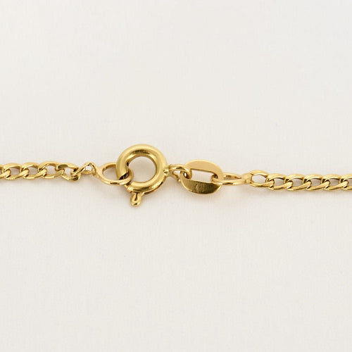 Chaîne en or jaune à maille forçat