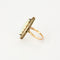 Bague 48 Bague marquise or rose et argent, opale et diamants 58 Facettes GU226