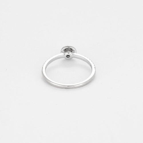 Bague 53 MESSIKA - Solitaire JOY or blanc 58 Facettes LP1467/