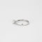 Bague 53 Solitaire en or blanc diamant 58 Facettes 300495