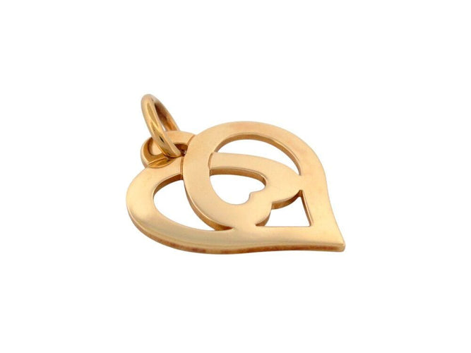 Collier collier O.J. PERRIN pendentif coeur legendes duo duo10-02b or 18k 58 Facettes 266786