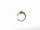 54 Bague or jaune émeraude et diamants 58 Facettes Bag cx em-FA.49
