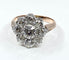 Bague 52 Bague marguerite or blanc, or rose et diamants 58 Facettes AB658