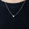 Collier Collier ras de cou en or blanc et diamants 58 Facettes 240791