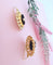 Boucles d'oreilles Boucles d'oreilles Dormeuses anciennes (1940-1950 ) - Onyx noir - Or Jaune 18K 58 Facettes AA 1652