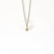 Collier Collier solitaire or blanc et diamant 58 Facettes B240203