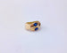 Bague 51 Bague jonc or jaune saphir toi et moi 58 Facettes Bag.jc.S.S.-1463