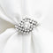 Bague Bague en or blanc avec un diamant central de 0,40 ct et des diamants d'accompagnement 58 Facettes 17321