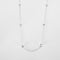 Collier Collier or blanc chaine alternée de diamants 58 Facettes 3674