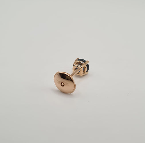 Boucles d'oreilles Boucles d’oreilles or rose et saphir 58 Facettes