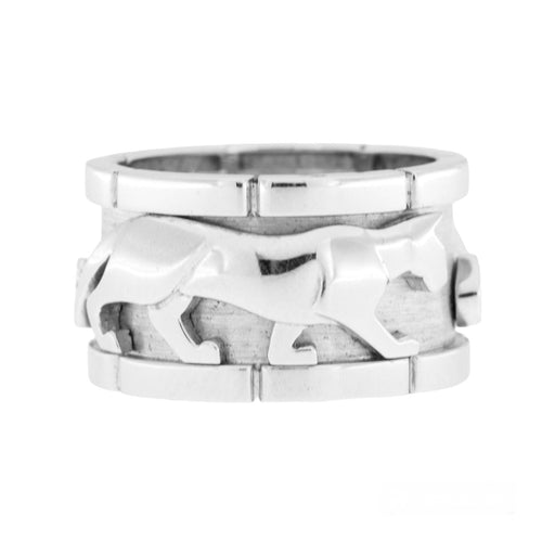 Bague 59 CARTIER - Bague Walking Panthère Mahango 58 Facettes