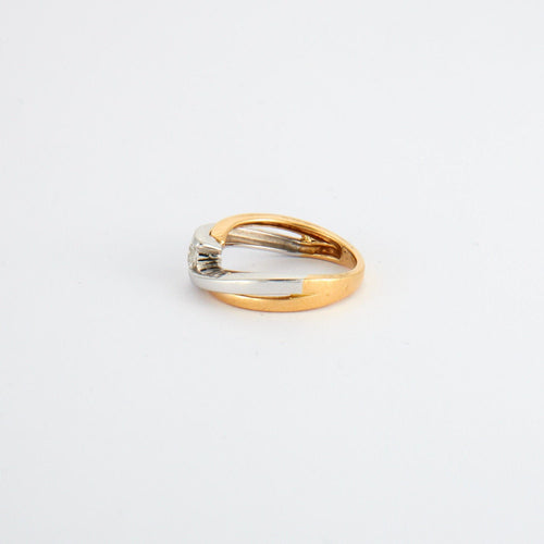 Bague Bague 2 ors sertie diamant 58 Facettes