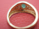 Bague 49 Bague jonc or 750 emeraude 58 Facettes