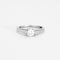Bague Bague solitaire en or blanc et diamant 58 Facettes LP41/10