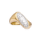Bague 51 Bague BOUCHERON, or jaune et diamants 58 Facettes 34439