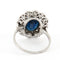 Bague 53.5 Bague Pompadour Saphir Art-Déco 58 Facettes