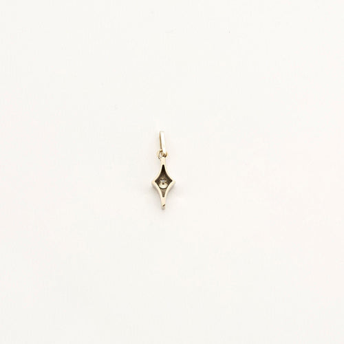 Pendentif Pendentif or blanc diamant 58 Facettes LP940/BET