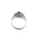 Bague 55 Bague émeraude et diamants or blanc 58 Facettes Bag.Emer.FA.32