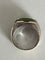 Bague 51 Bague Chevalière Or Gris Péridot Diamants 58 Facettes LOT 6121