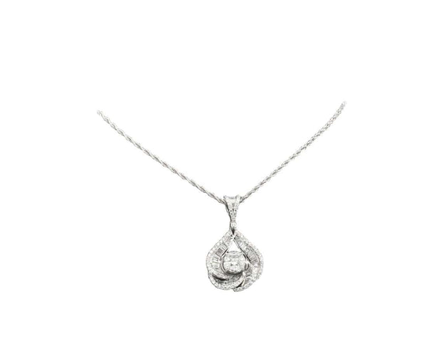Collier avec diamants Ct 2,60