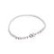Bracelet Bracelet ligne, or blanc et diamants. 58 Facettes 34819