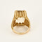 Bague Bague coktail en or jaune et citrine 58 Facettes LIS2377