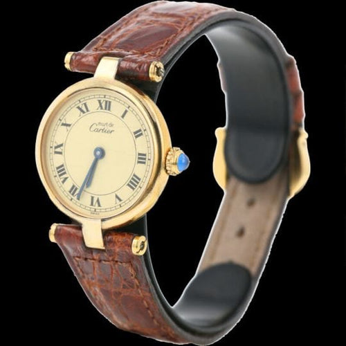 Montre Cartier Montre Must De Cartier Vermeil 58 Facettes MT41243