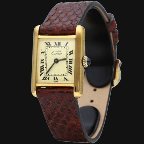 Montre Cartier Montre Tank Vermeil 58 Facettes MT43319