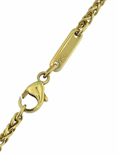 Collier Chopard, collier pendentif cœur Happy Diamond en or jaune 58 Facettes