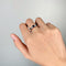 Bague - Platine, Diamants & Saphir