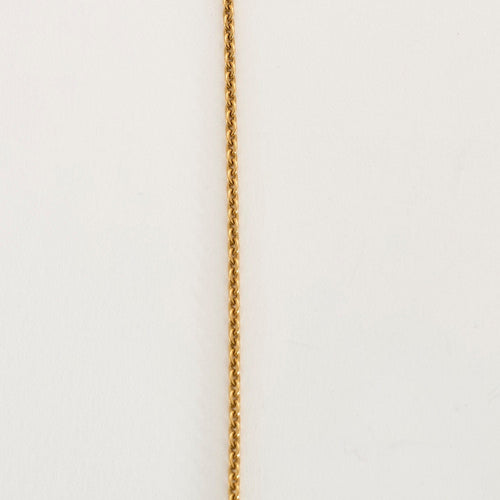 Collier Chaîne or jaune maille forçat 58 Facettes LP918