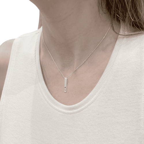 Collier Collier Messika, "My First Diamond", or blanc, diamant. 58 Facettes 34537