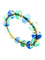 Bracelet MARINA B. Collection "Milano pneus", bracelet or jaune et perles de verre 58 Facettes